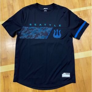 Call of Duty League Seattle Surge Jersey Mens Large Black Blue Esports CDL Shirt